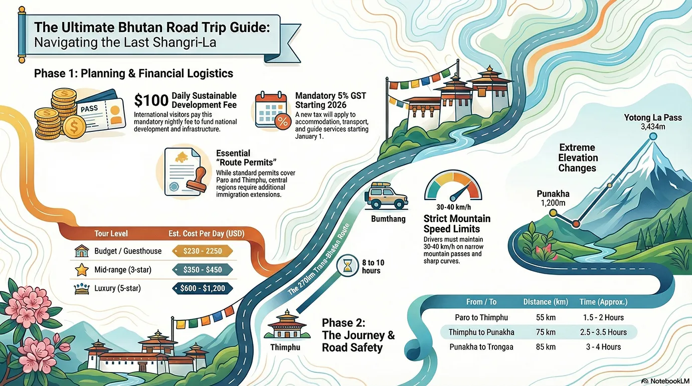 Bhutan Road Trip Guide