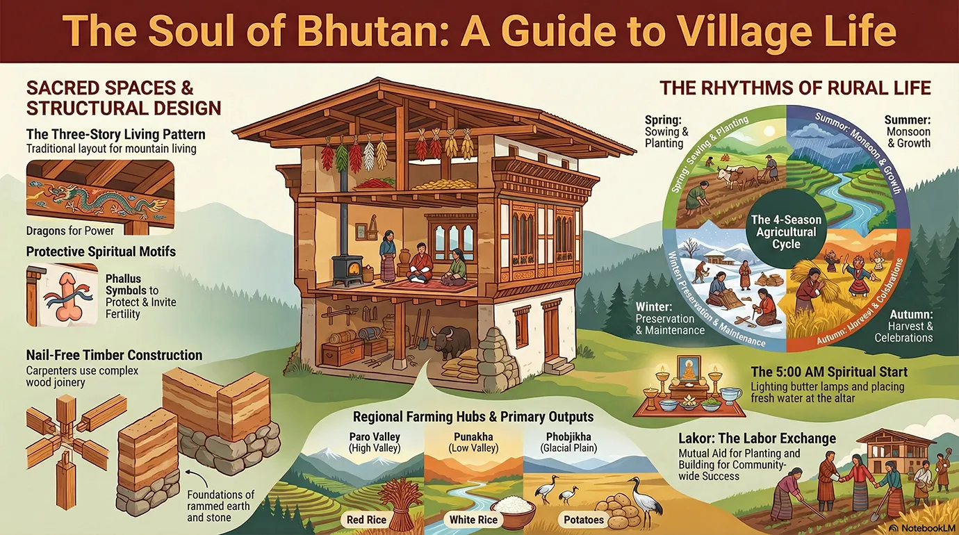 Bhutan Village Life